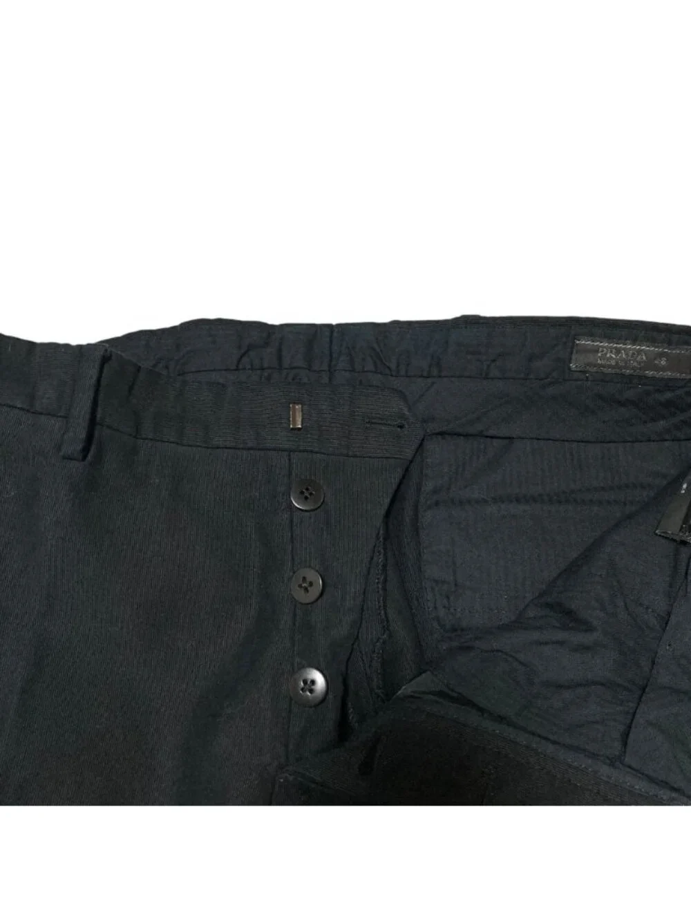 Prada Cotton Chino Pants Black 48